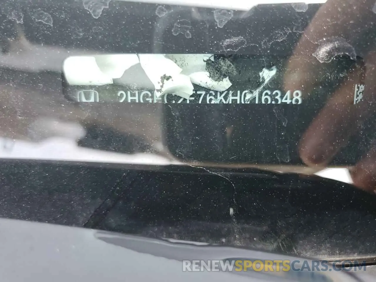 12 Photograph of a damaged car 2HGFC2F76KH016348 HONDA CIVIC 2019