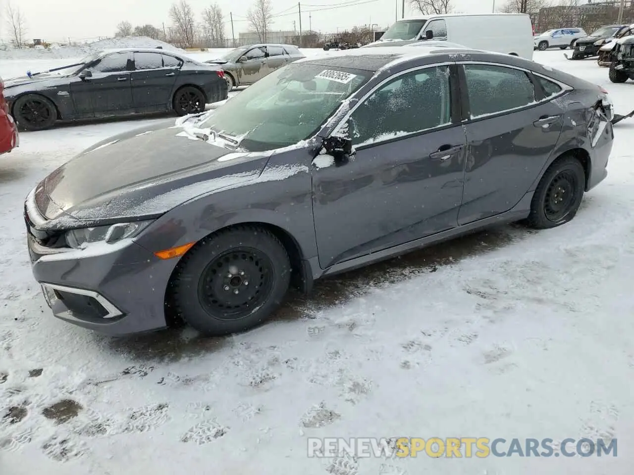 1 Photograph of a damaged car 2HGFC2F77KH034647 HONDA CIVIC 2019