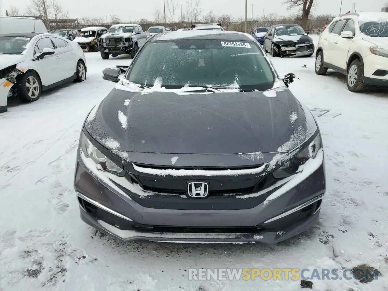 5 Photograph of a damaged car 2HGFC2F77KH034647 HONDA CIVIC 2019