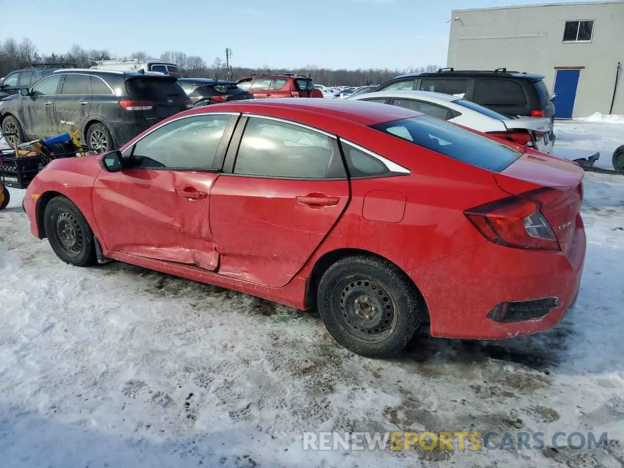 2 Photograph of a damaged car 2HGFC2F77KH041503 HONDA CIVIC 2019