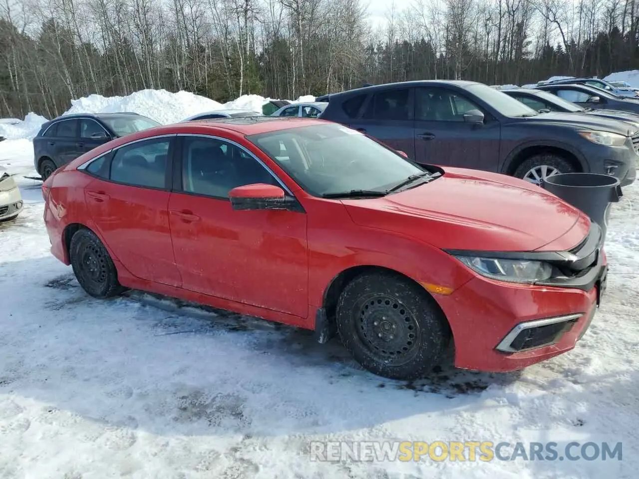 4 Photograph of a damaged car 2HGFC2F77KH041503 HONDA CIVIC 2019