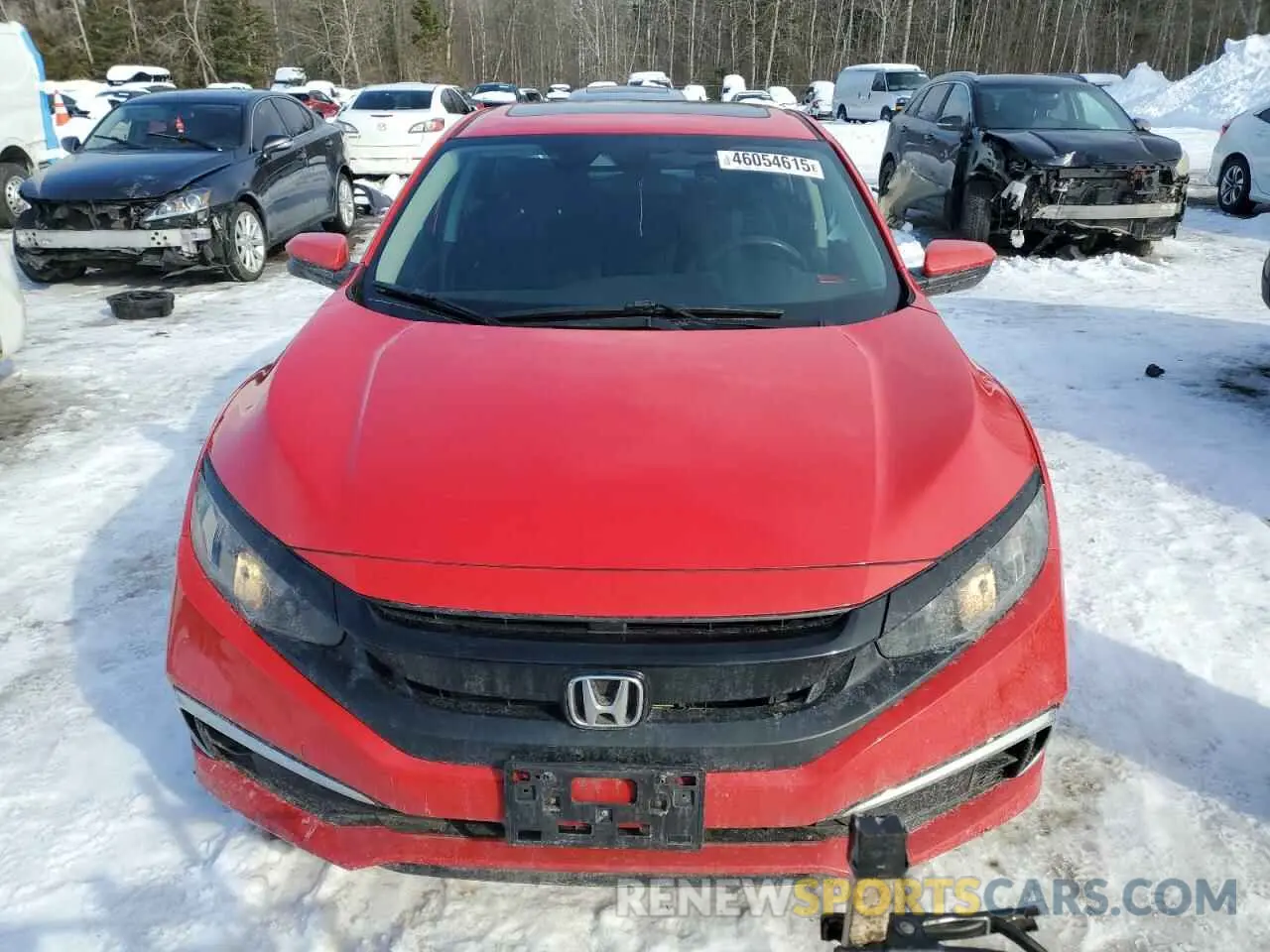 5 Photograph of a damaged car 2HGFC2F77KH041503 HONDA CIVIC 2019