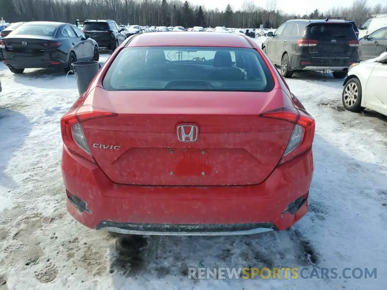 6 Photograph of a damaged car 2HGFC2F77KH041503 HONDA CIVIC 2019