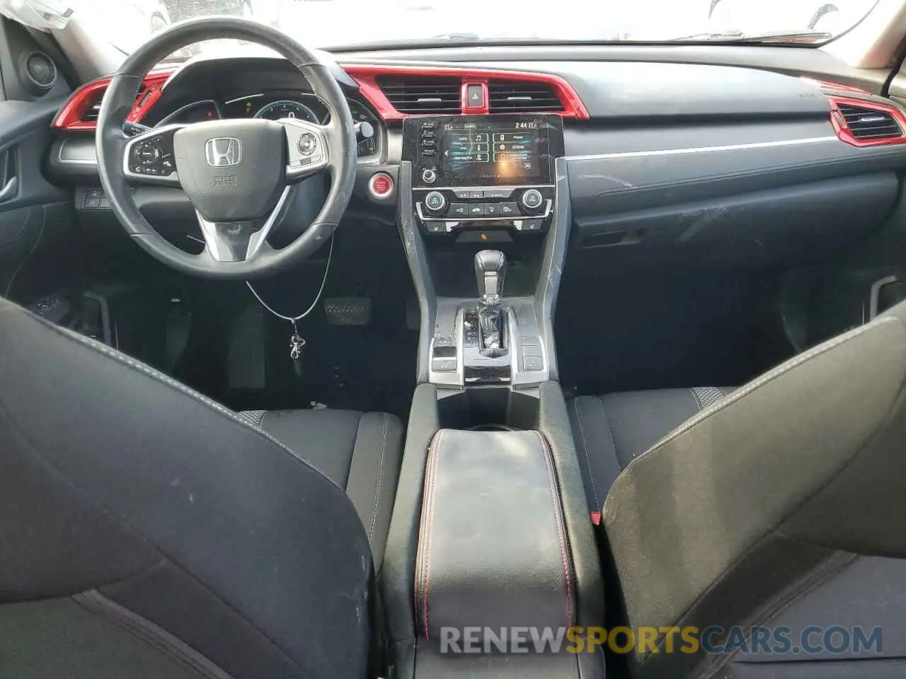 8 Photograph of a damaged car 2HGFC2F77KH041503 HONDA CIVIC 2019