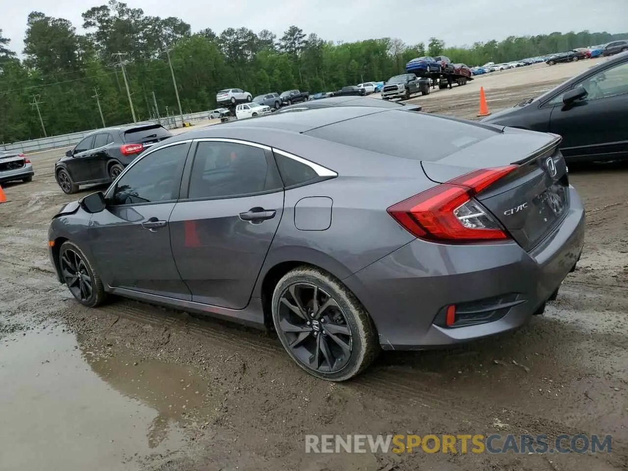 2 Photograph of a damaged car 2HGFC2F80KH503909 HONDA CIVIC 2019