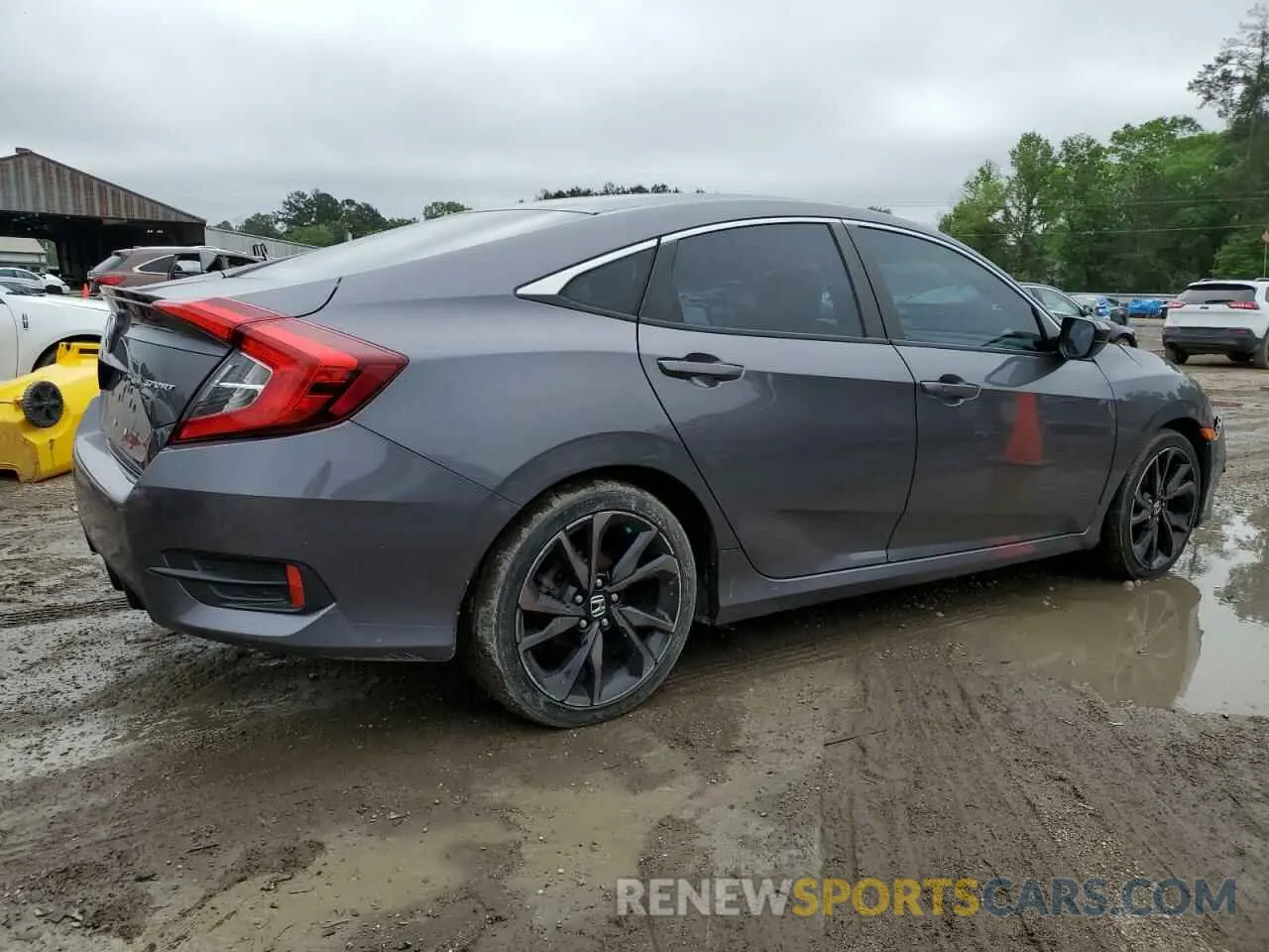3 Photograph of a damaged car 2HGFC2F80KH503909 HONDA CIVIC 2019