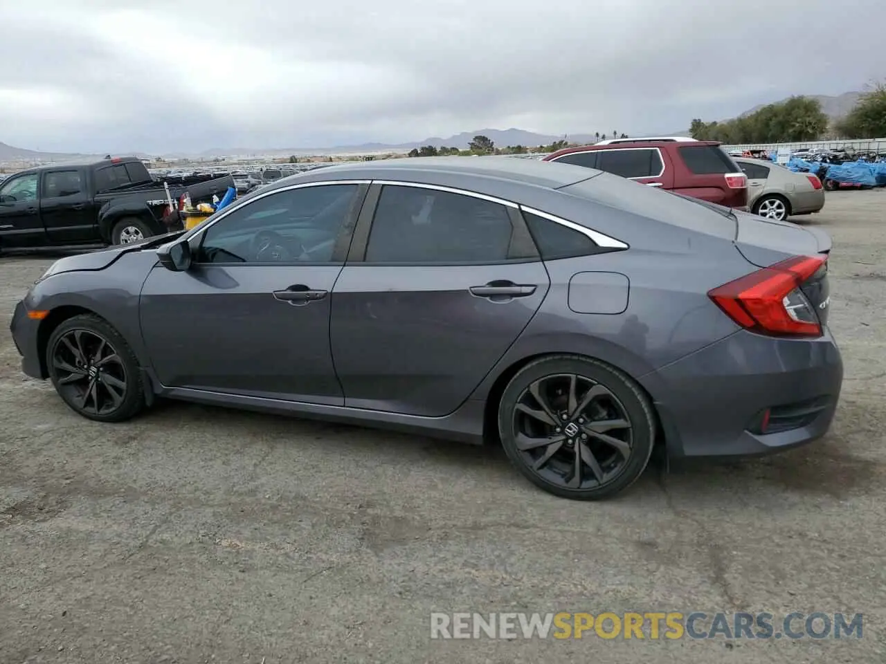 2 Photograph of a damaged car 2HGFC2F80KH503943 HONDA CIVIC 2019
