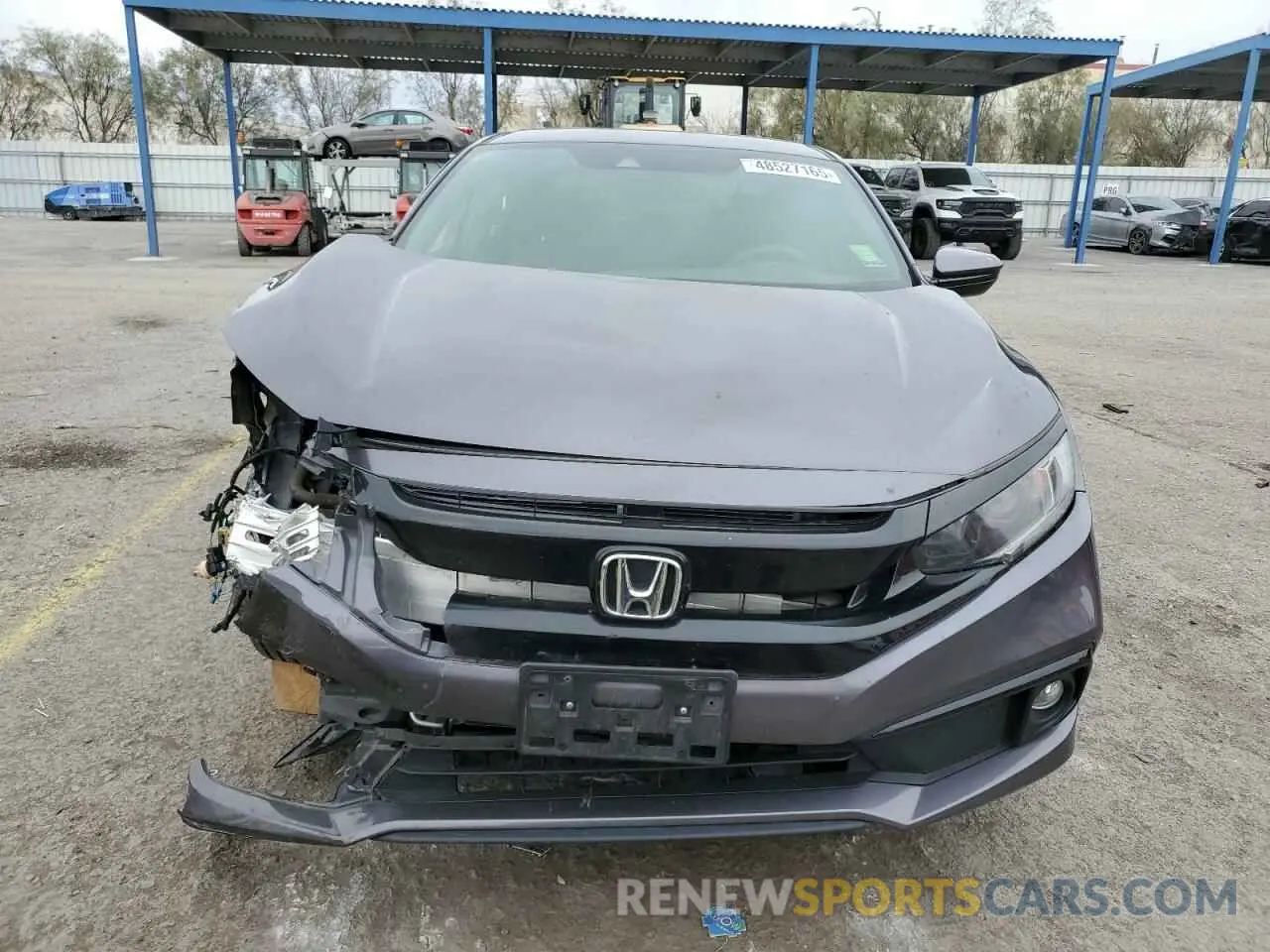 5 Photograph of a damaged car 2HGFC2F80KH503943 HONDA CIVIC 2019