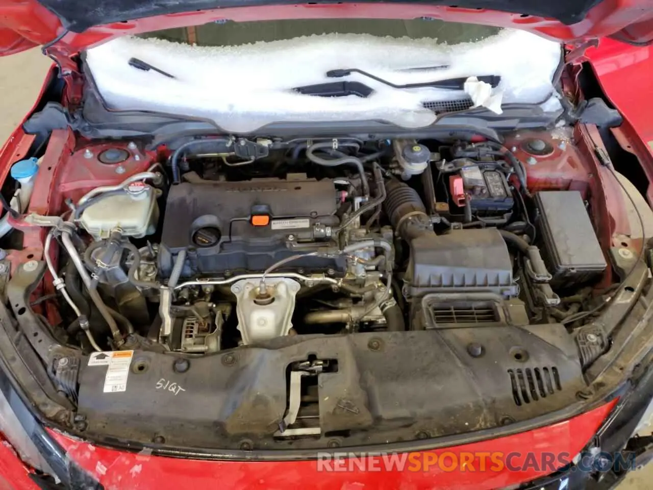13 Photograph of a damaged car 2HGFC2F80KH536070 HONDA CIVIC 2019