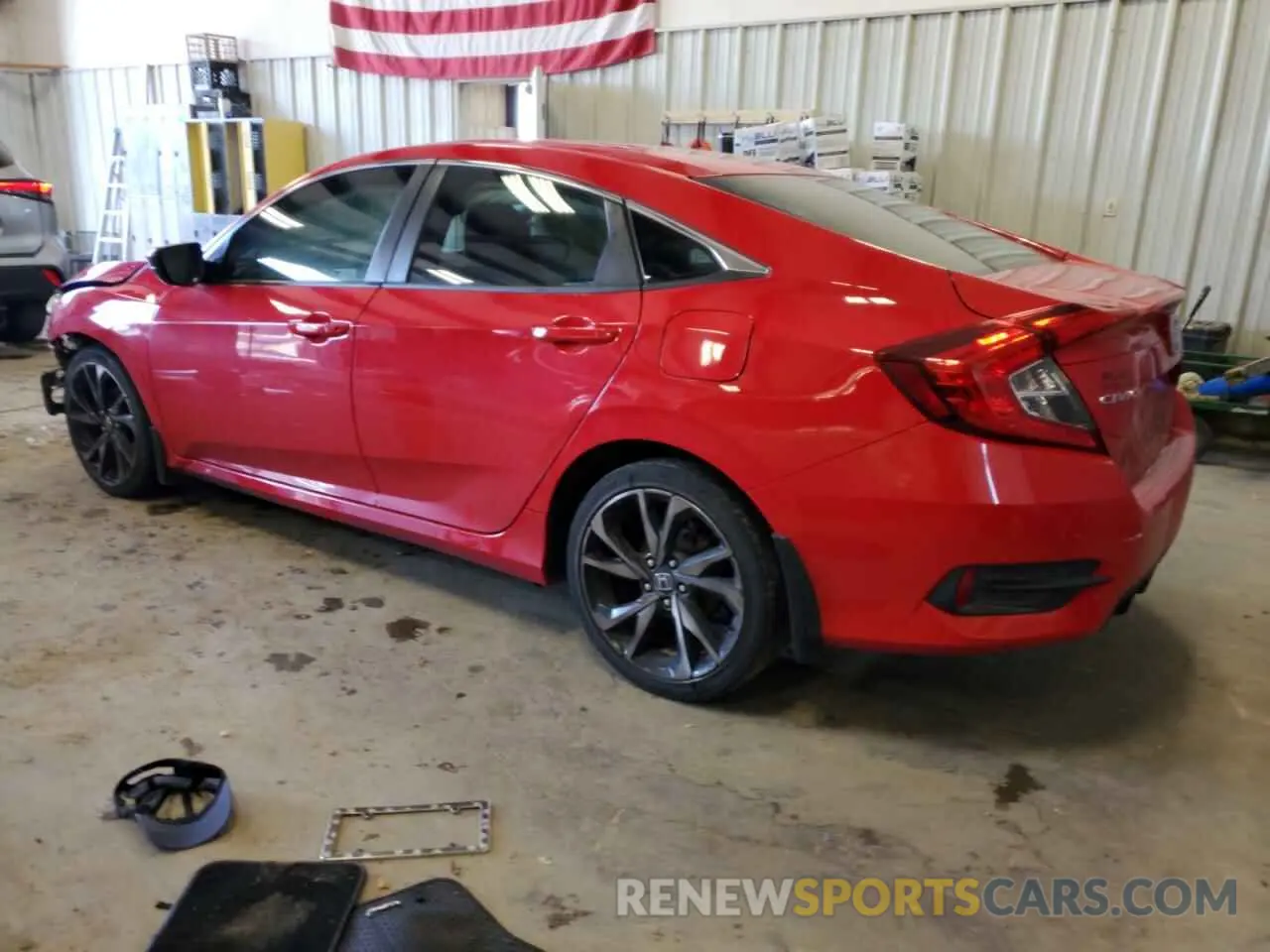 2 Photograph of a damaged car 2HGFC2F80KH536070 HONDA CIVIC 2019