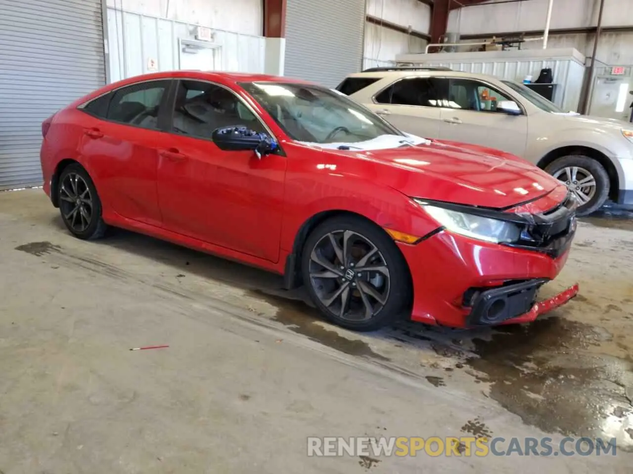 4 Photograph of a damaged car 2HGFC2F80KH536070 HONDA CIVIC 2019
