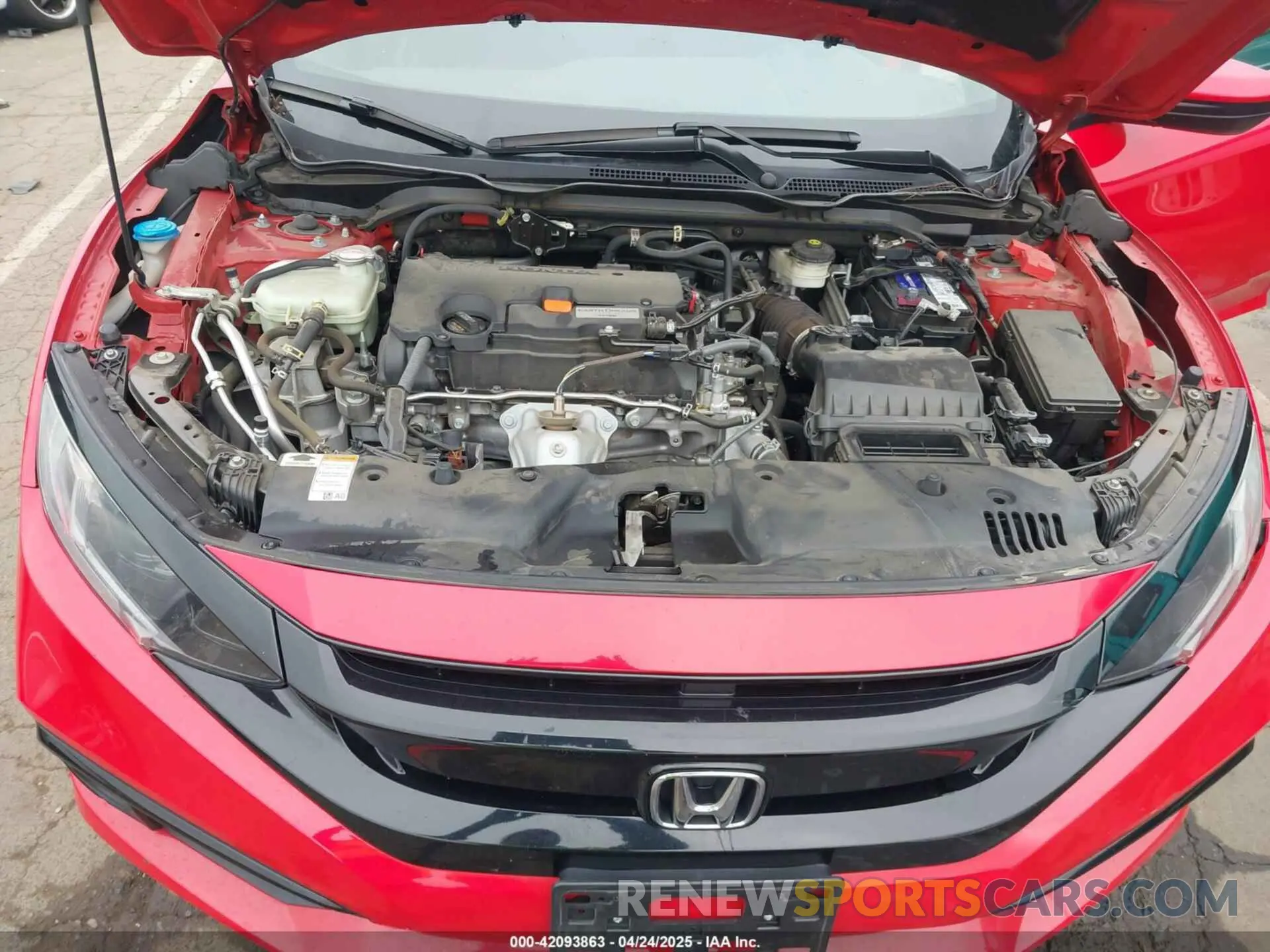 10 Photograph of a damaged car 2HGFC2F80KH538093 HONDA CIVIC 2019