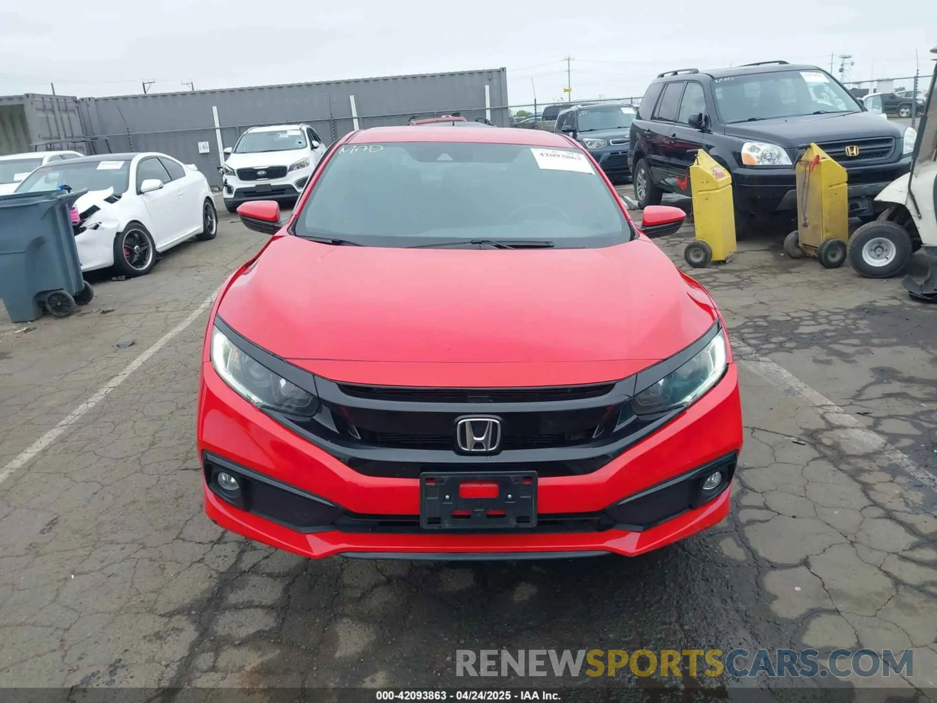 12 Photograph of a damaged car 2HGFC2F80KH538093 HONDA CIVIC 2019