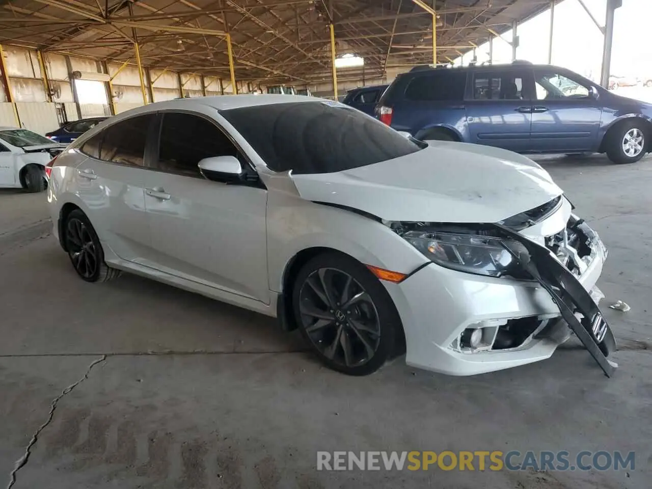 4 Photograph of a damaged car 2HGFC2F80KH539678 HONDA CIVIC 2019