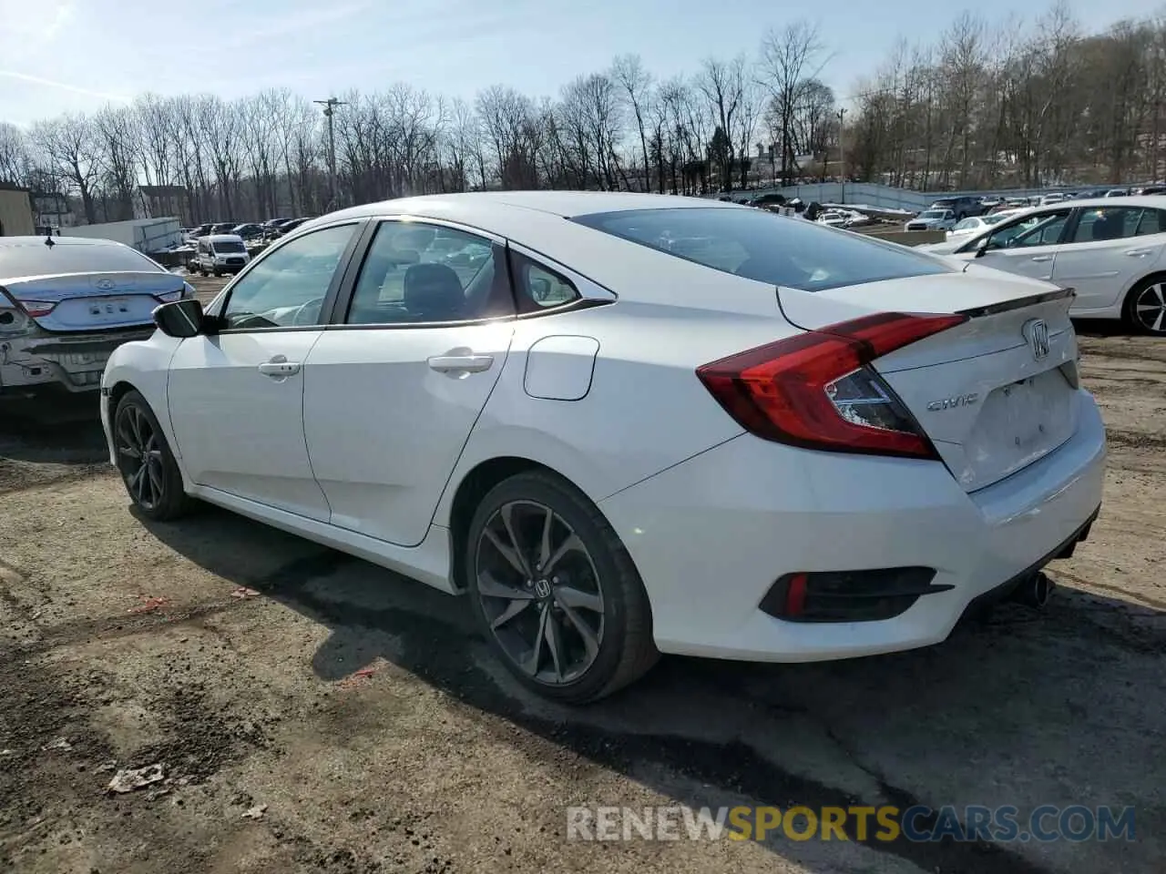 2 Photograph of a damaged car 2HGFC2F80KH545089 HONDA CIVIC 2019