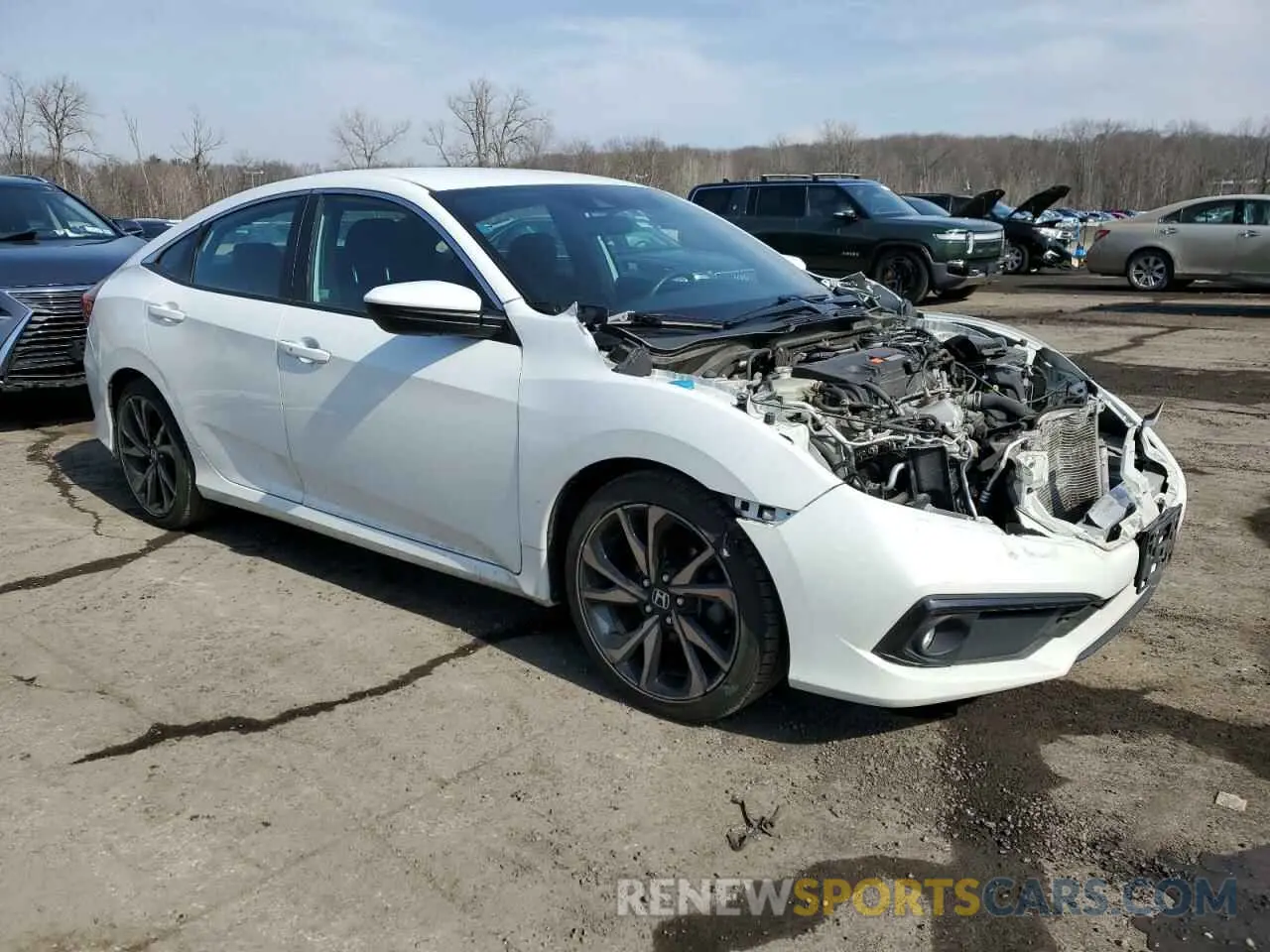 4 Photograph of a damaged car 2HGFC2F80KH545089 HONDA CIVIC 2019