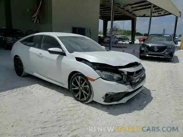 13 Photograph of a damaged car 2HGFC2F80KH599024 HONDA CIVIC 2019