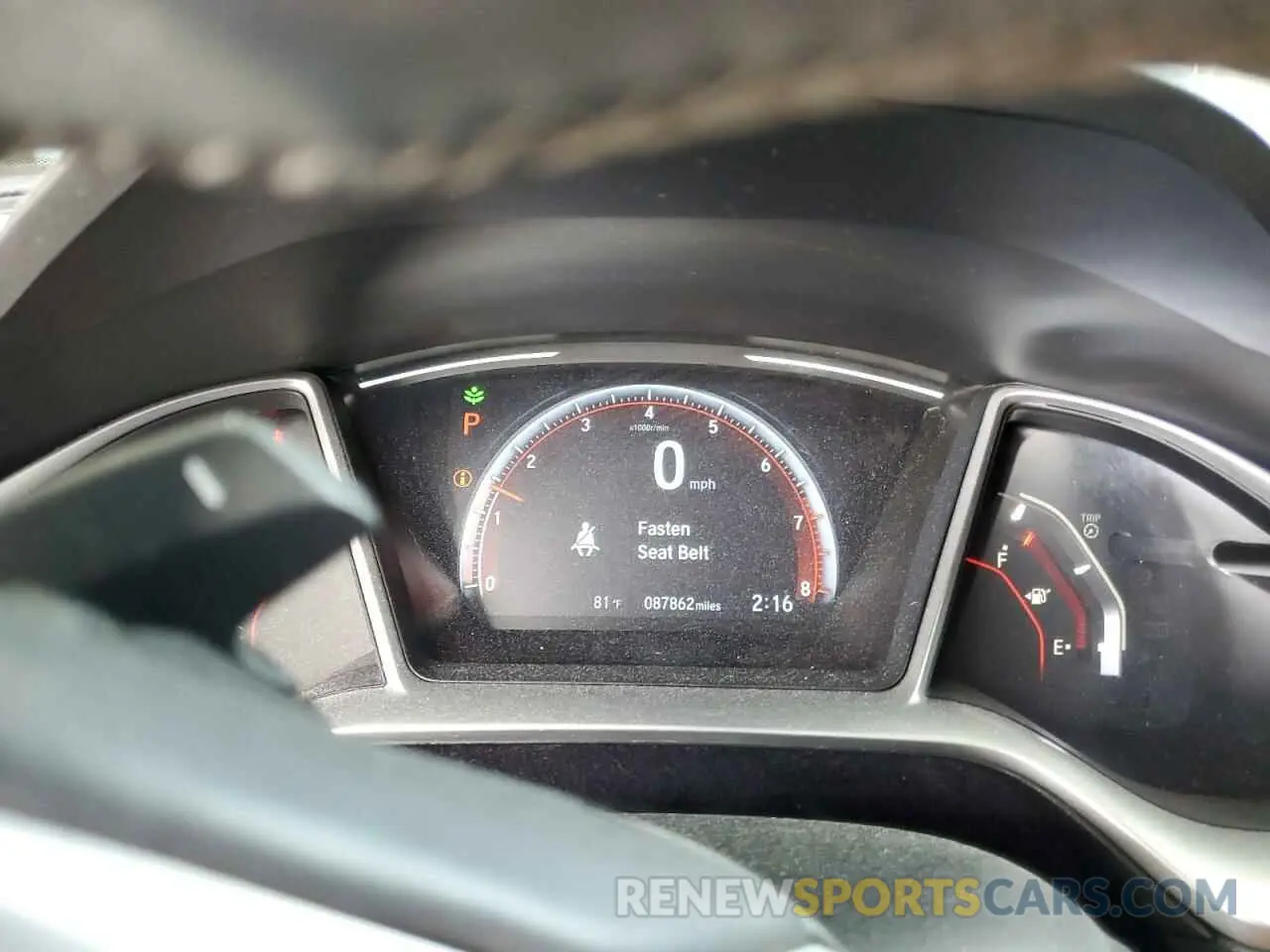 9 Photograph of a damaged car 2HGFC2F80KH599024 HONDA CIVIC 2019