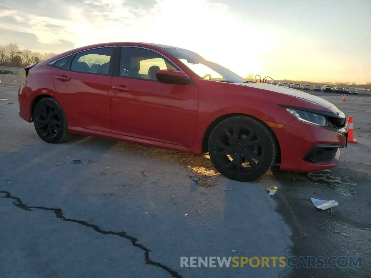 4 Photograph of a damaged car 2HGFC2F80KH603363 HONDA CIVIC 2019