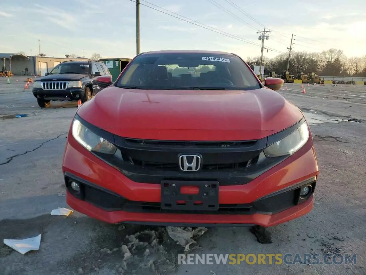 5 Photograph of a damaged car 2HGFC2F80KH603363 HONDA CIVIC 2019