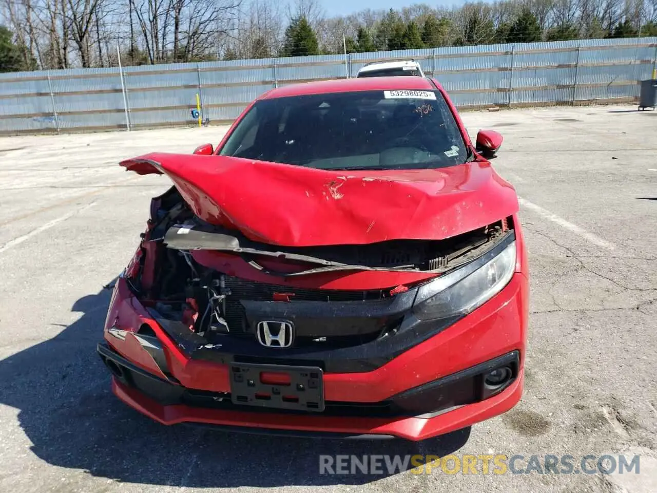 5 Photograph of a damaged car 2HGFC2F80KH605940 HONDA CIVIC 2019