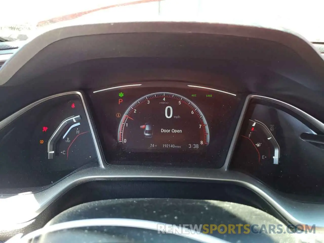 9 Photograph of a damaged car 2HGFC2F80KH605940 HONDA CIVIC 2019