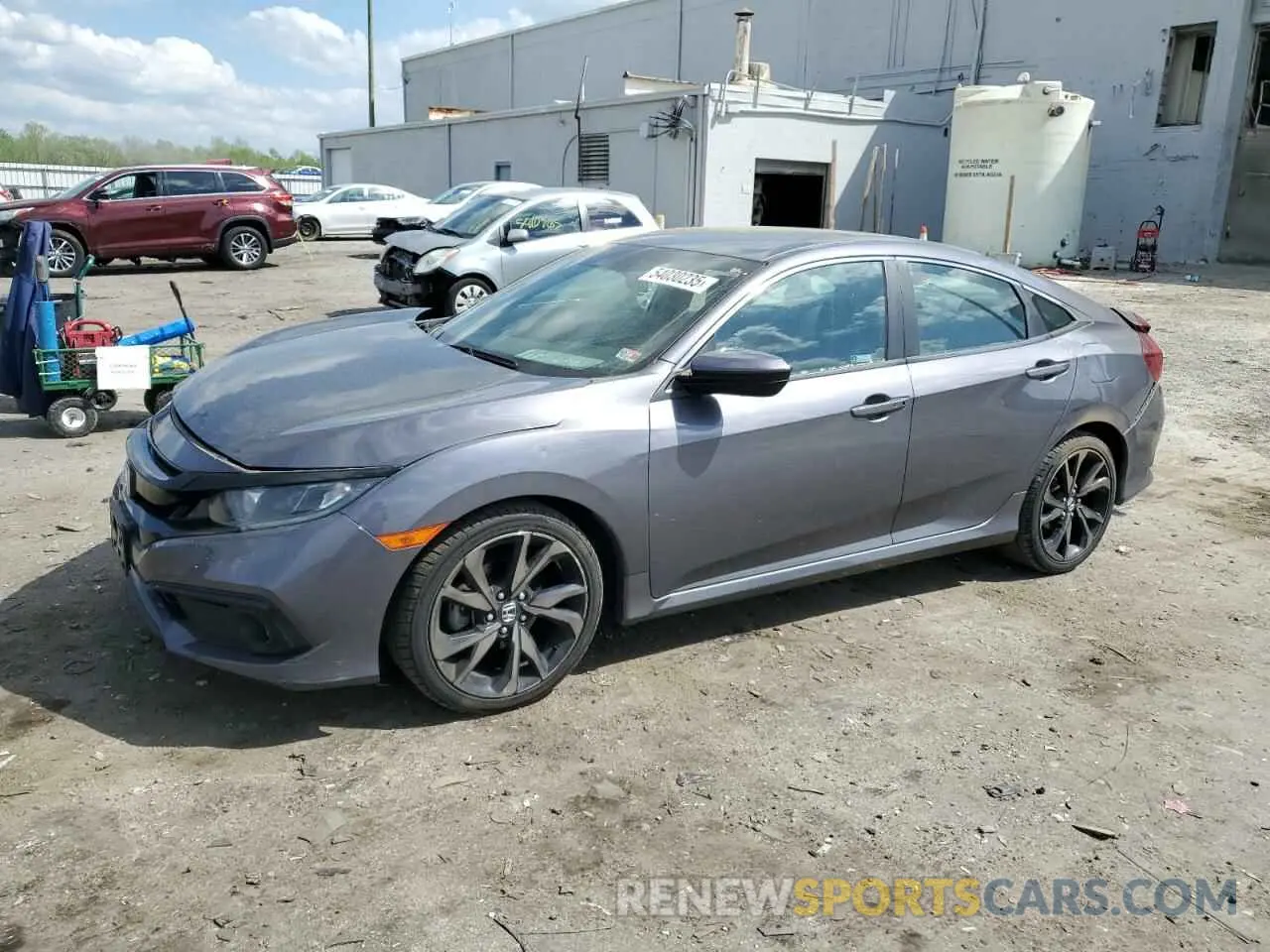 1 Photograph of a damaged car 2HGFC2F81KH513171 HONDA CIVIC 2019
