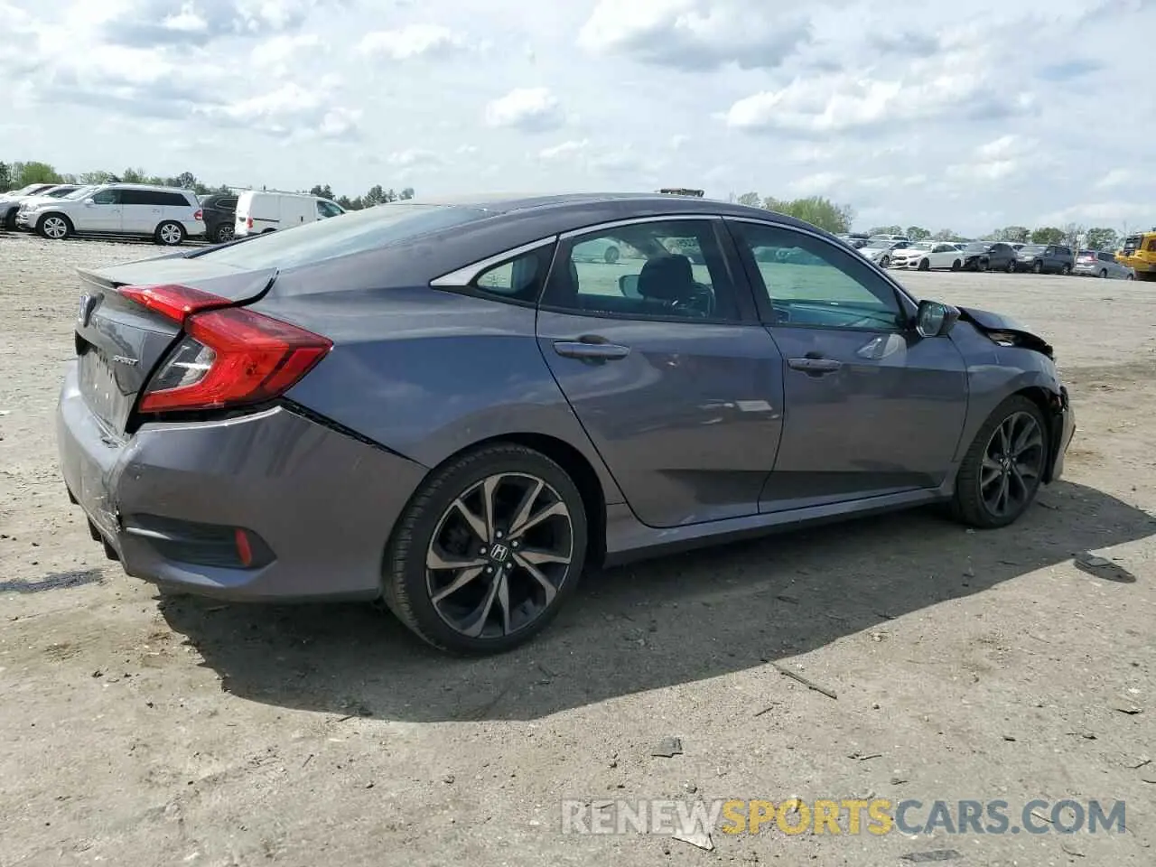 3 Photograph of a damaged car 2HGFC2F81KH513171 HONDA CIVIC 2019