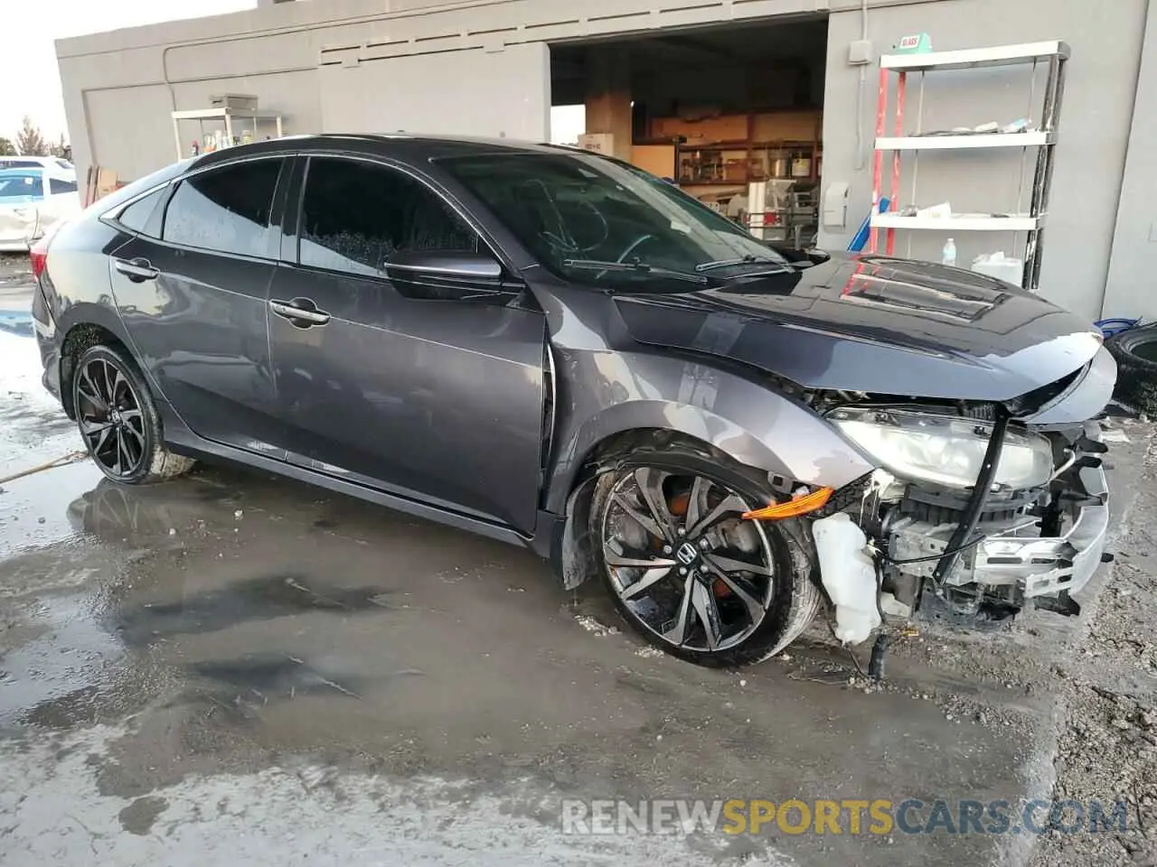 4 Photograph of a damaged car 2HGFC2F81KH528317 HONDA CIVIC 2019