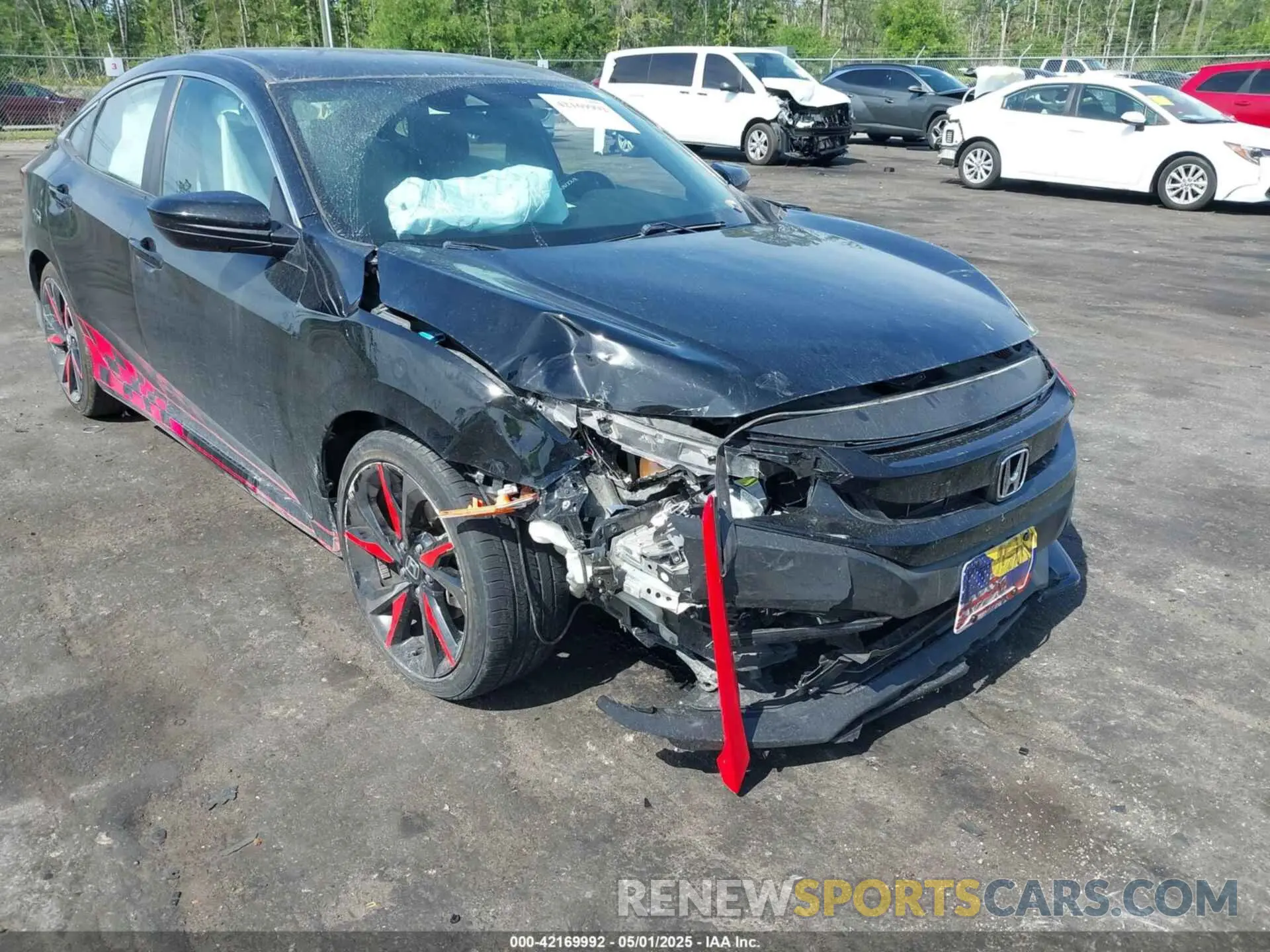 6 Photograph of a damaged car 2HGFC2F81KH529418 HONDA CIVIC 2019