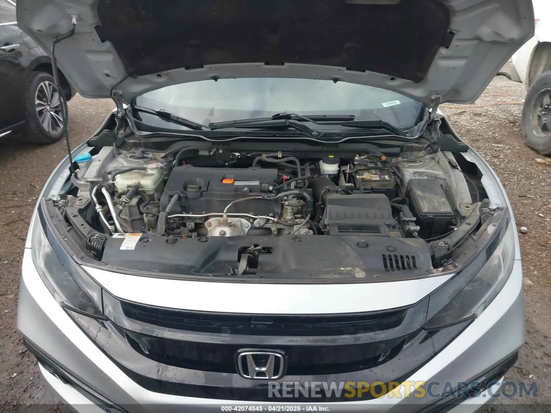 10 Photograph of a damaged car 2HGFC2F81KH532366 HONDA CIVIC 2019