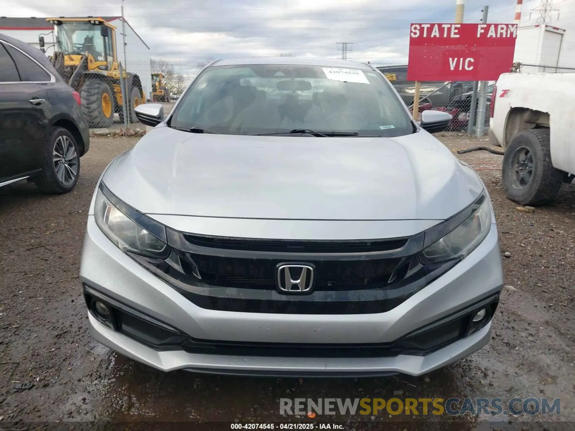12 Photograph of a damaged car 2HGFC2F81KH532366 HONDA CIVIC 2019