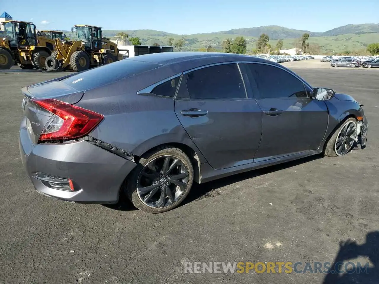3 Photograph of a damaged car 2HGFC2F81KH534571 HONDA CIVIC 2019