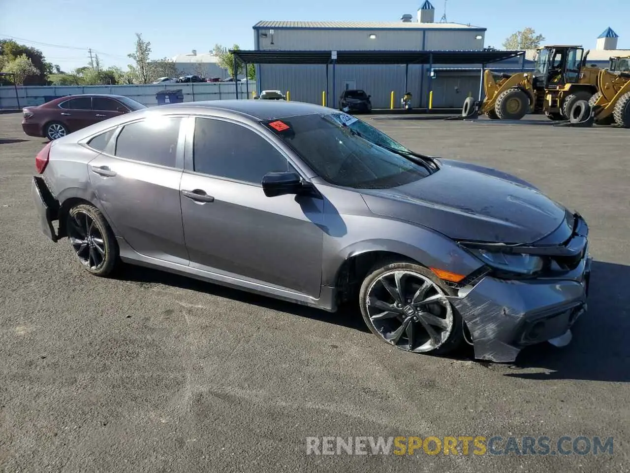 4 Photograph of a damaged car 2HGFC2F81KH534571 HONDA CIVIC 2019