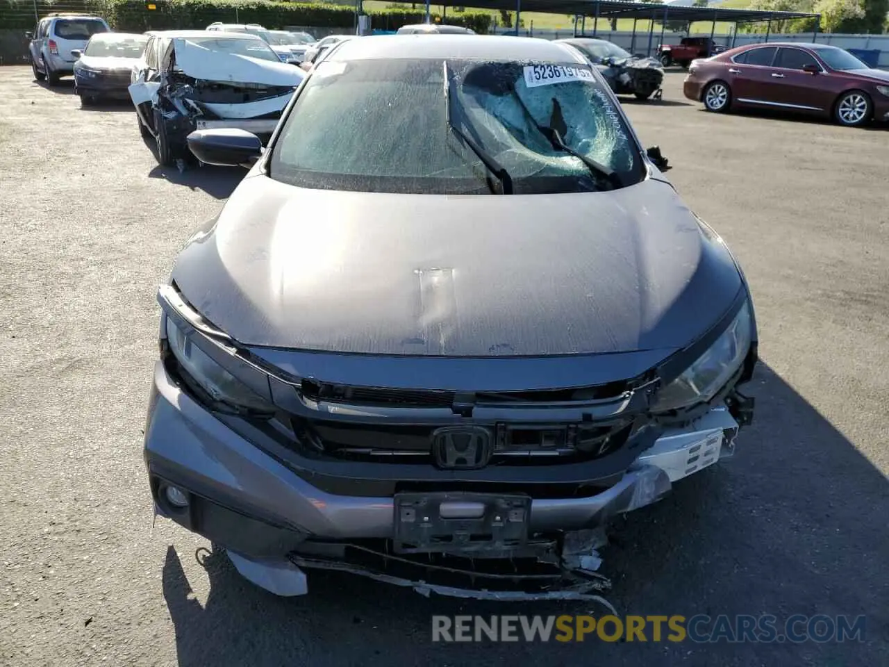 5 Photograph of a damaged car 2HGFC2F81KH534571 HONDA CIVIC 2019