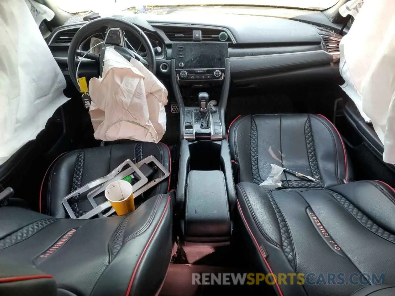 8 Photograph of a damaged car 2HGFC2F81KH534571 HONDA CIVIC 2019