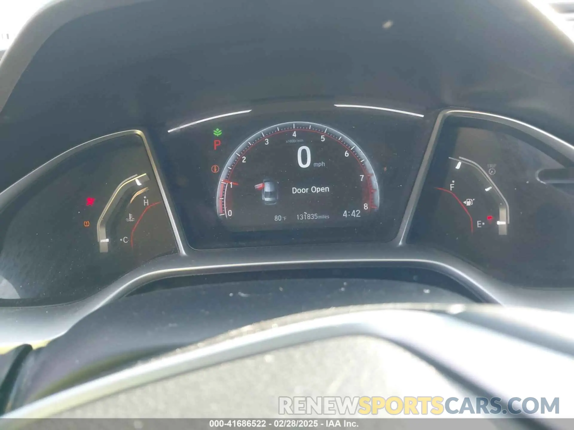 7 Photograph of a damaged car 2HGFC2F81KH535994 HONDA CIVIC 2019