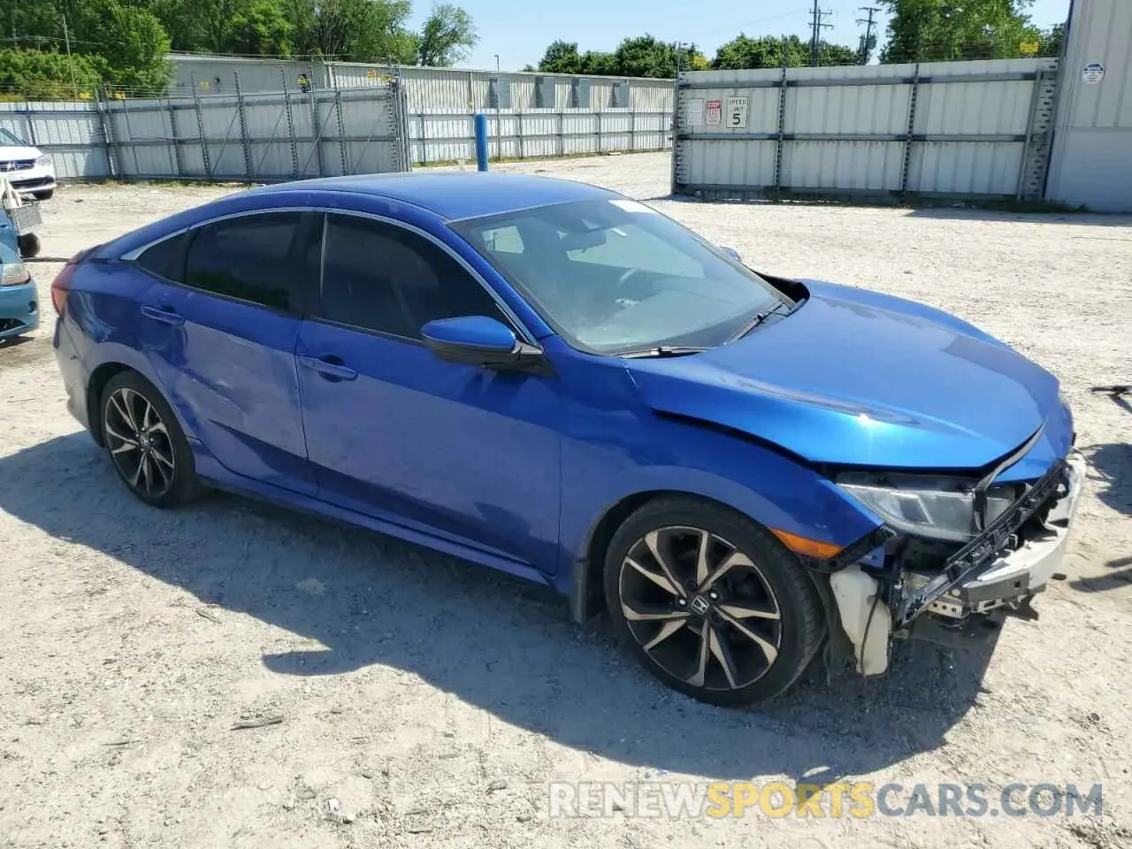 4 Photograph of a damaged car 2HGFC2F81KH539088 HONDA CIVIC 2019