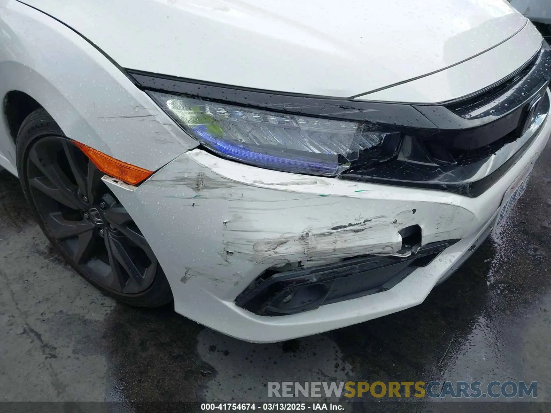 6 Photograph of a damaged car 2HGFC2F81KH543741 HONDA CIVIC 2019
