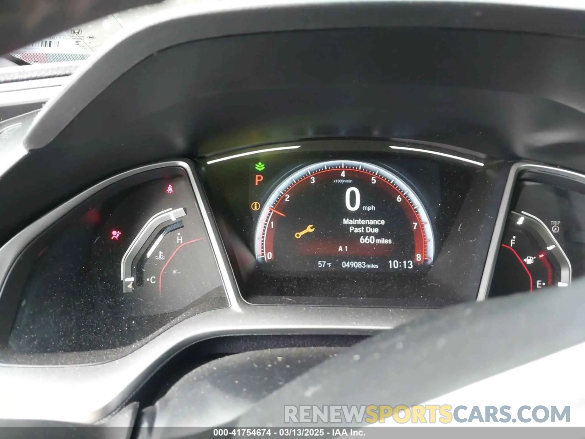 7 Photograph of a damaged car 2HGFC2F81KH543741 HONDA CIVIC 2019