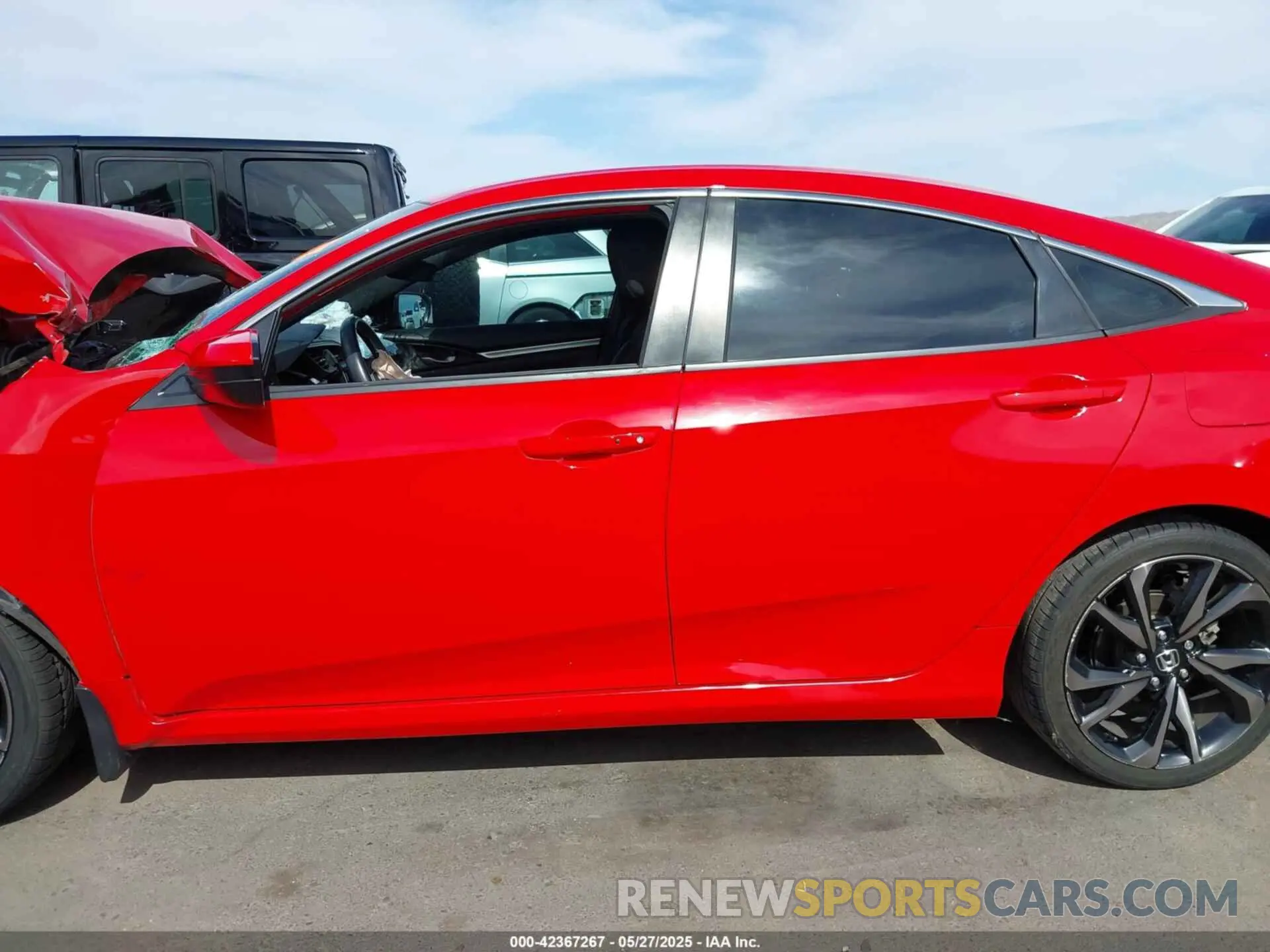 14 Photograph of a damaged car 2HGFC2F81KH548616 HONDA CIVIC 2019