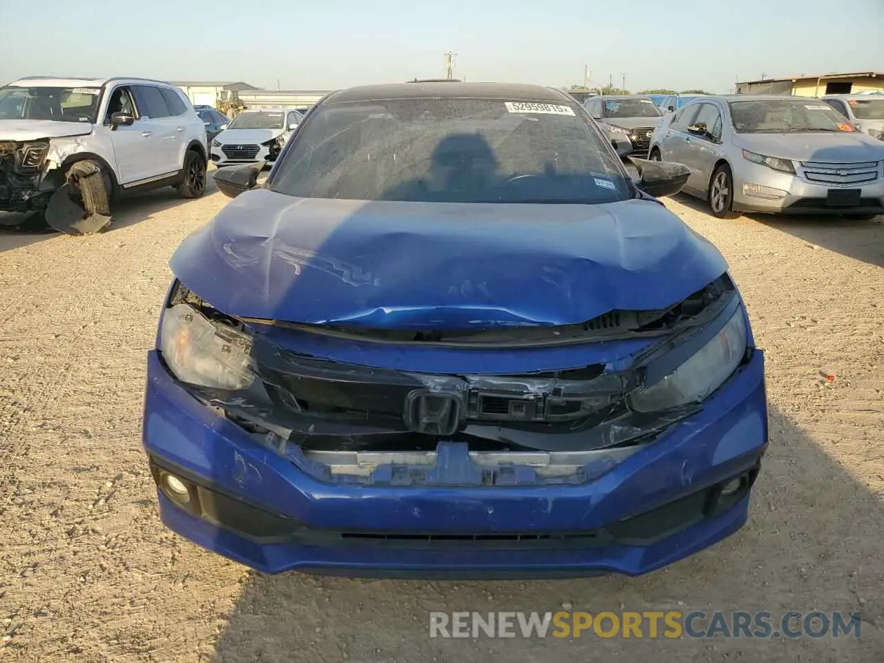 5 Photograph of a damaged car 2HGFC2F81KH583088 HONDA CIVIC 2019