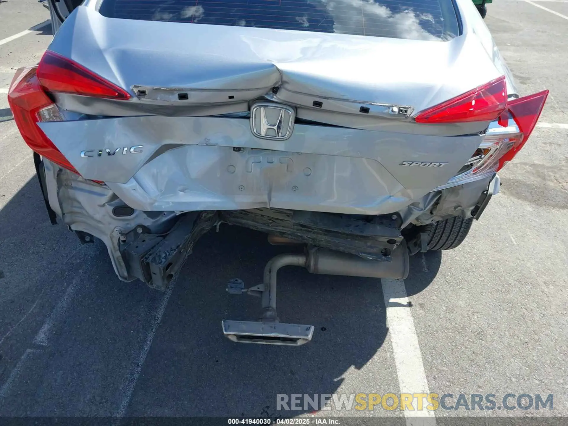 6 Photograph of a damaged car 2HGFC2F82KH519464 HONDA CIVIC 2019
