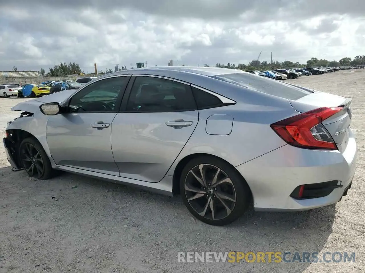 2 Photograph of a damaged car 2HGFC2F82KH520050 HONDA CIVIC 2019