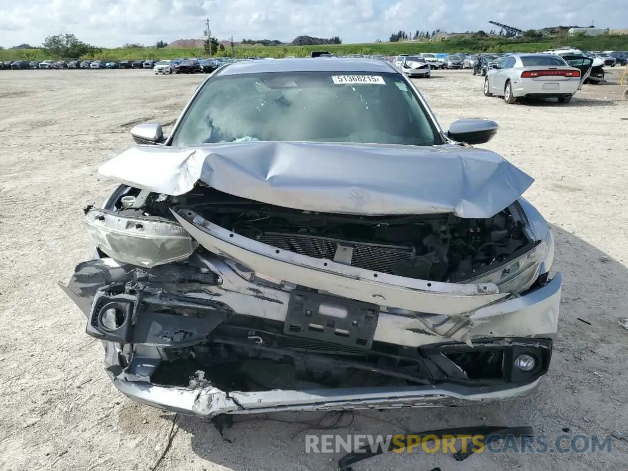 5 Photograph of a damaged car 2HGFC2F82KH520050 HONDA CIVIC 2019