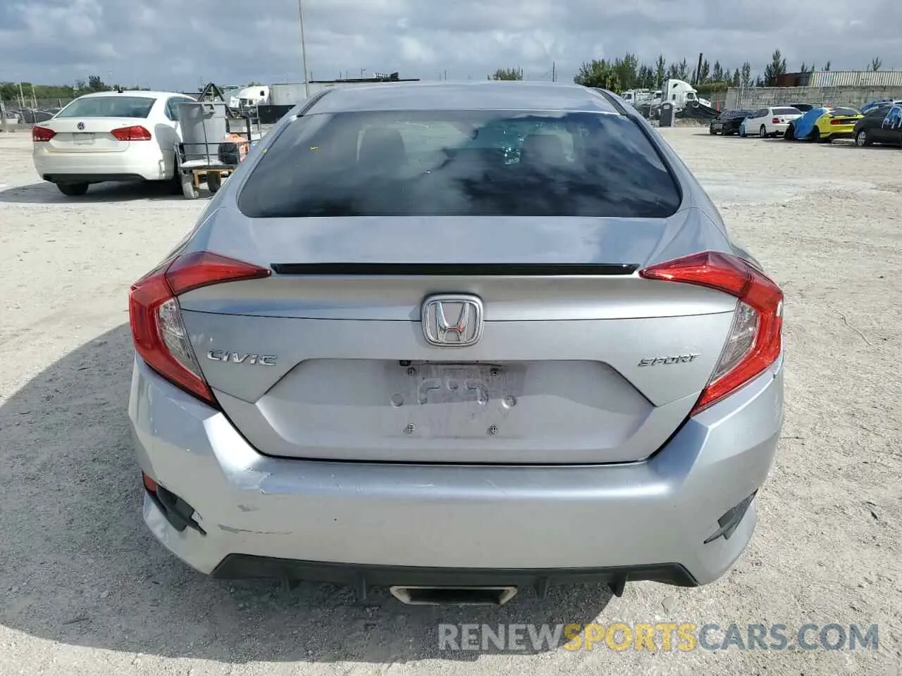 6 Photograph of a damaged car 2HGFC2F82KH520050 HONDA CIVIC 2019