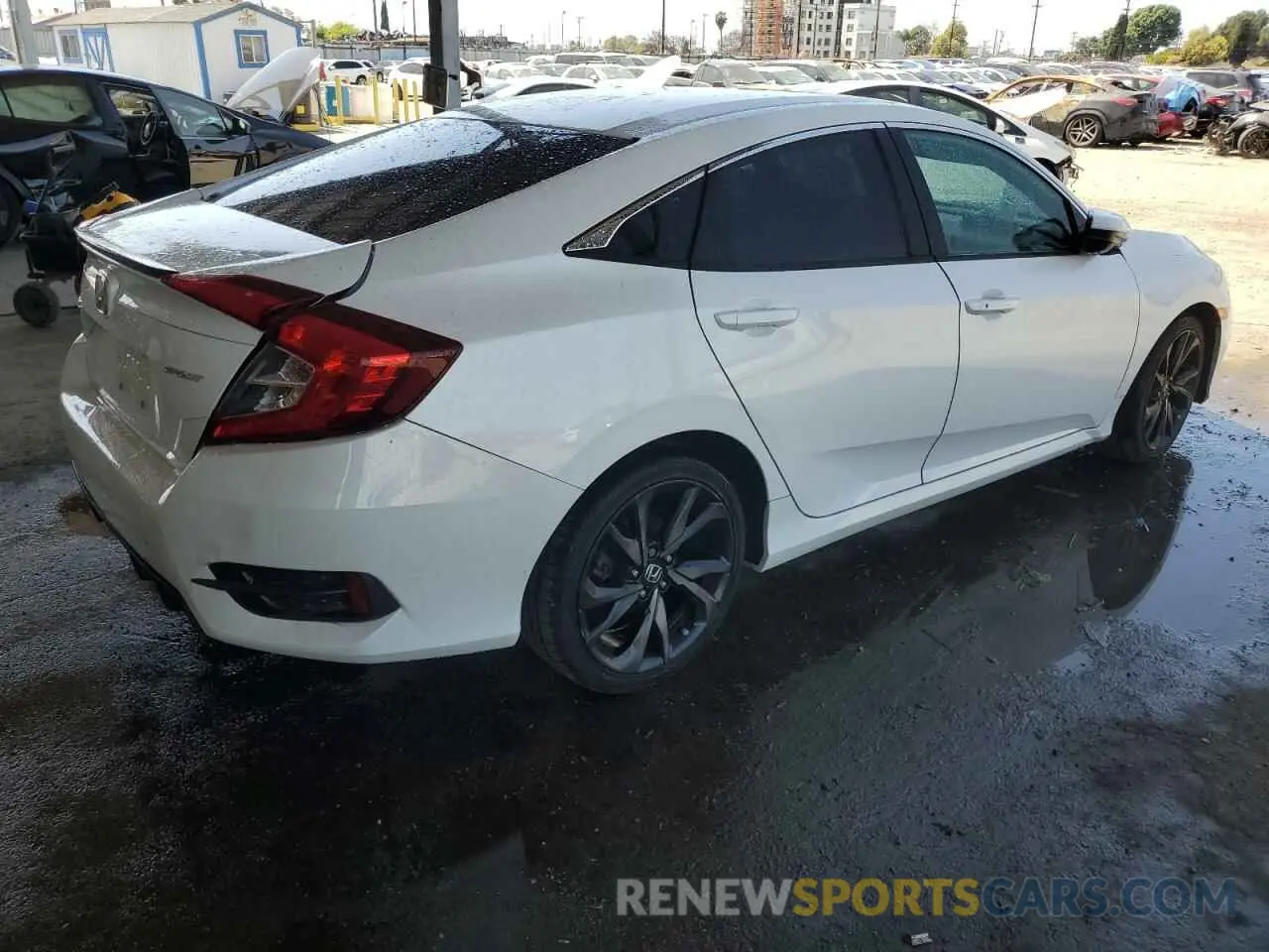 3 Photograph of a damaged car 2HGFC2F82KH528858 HONDA CIVIC 2019