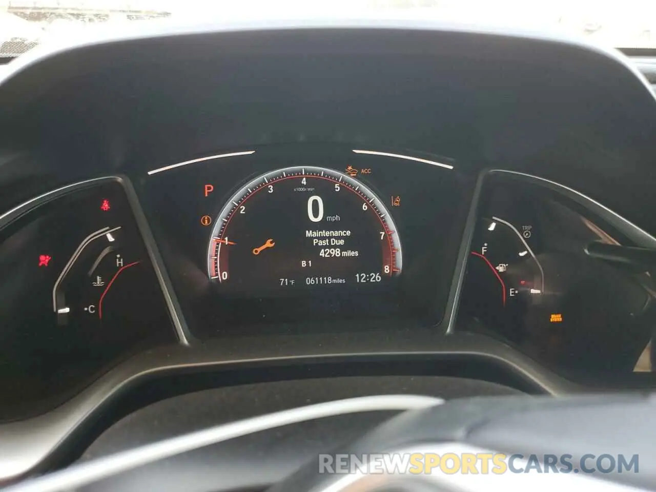 9 Photograph of a damaged car 2HGFC2F82KH528858 HONDA CIVIC 2019