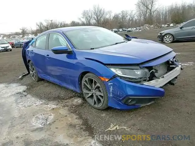 10 Photograph of a damaged car 2HGFC2F82KH536524 HONDA CIVIC 2019