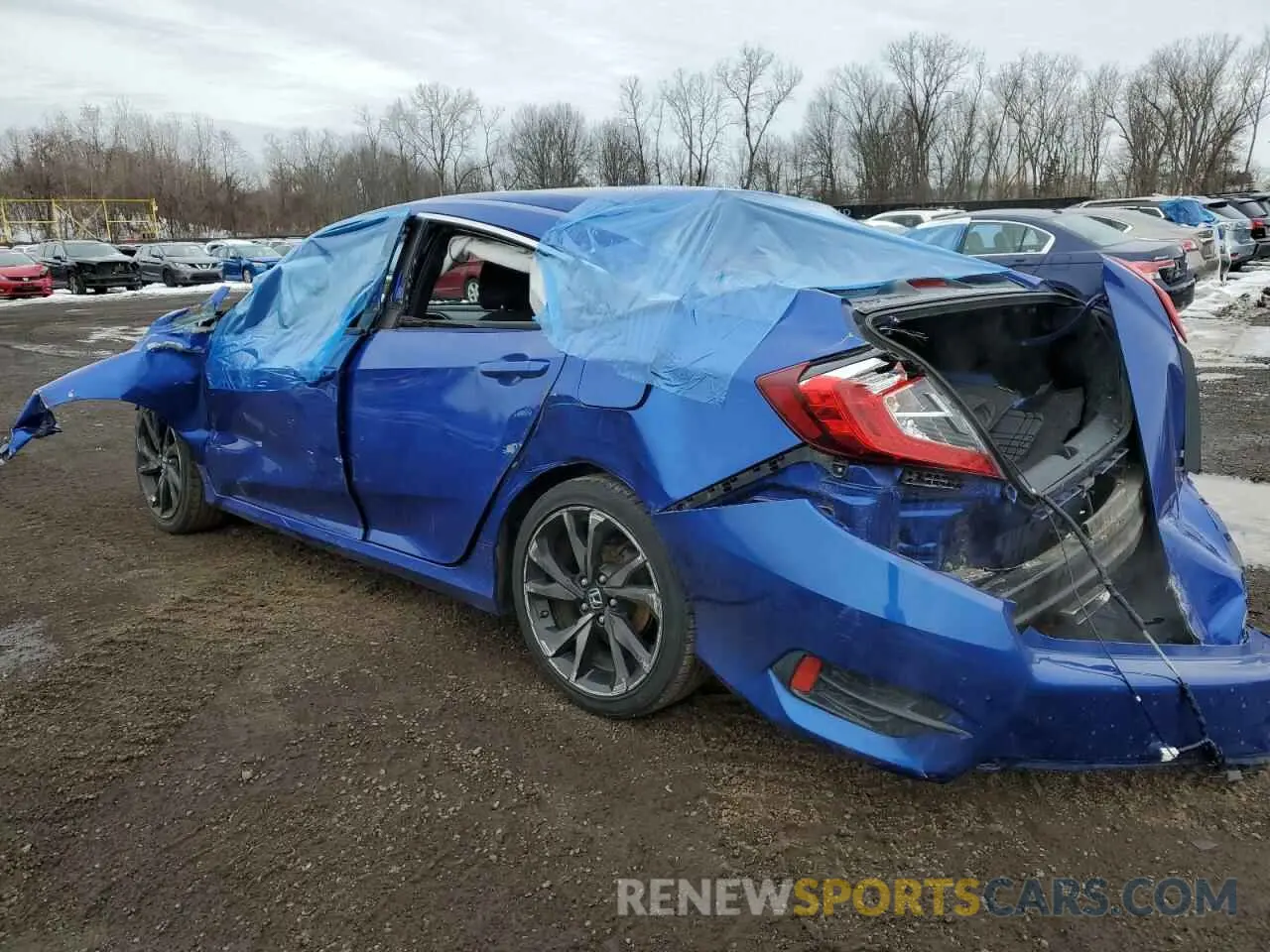 2 Photograph of a damaged car 2HGFC2F82KH536524 HONDA CIVIC 2019